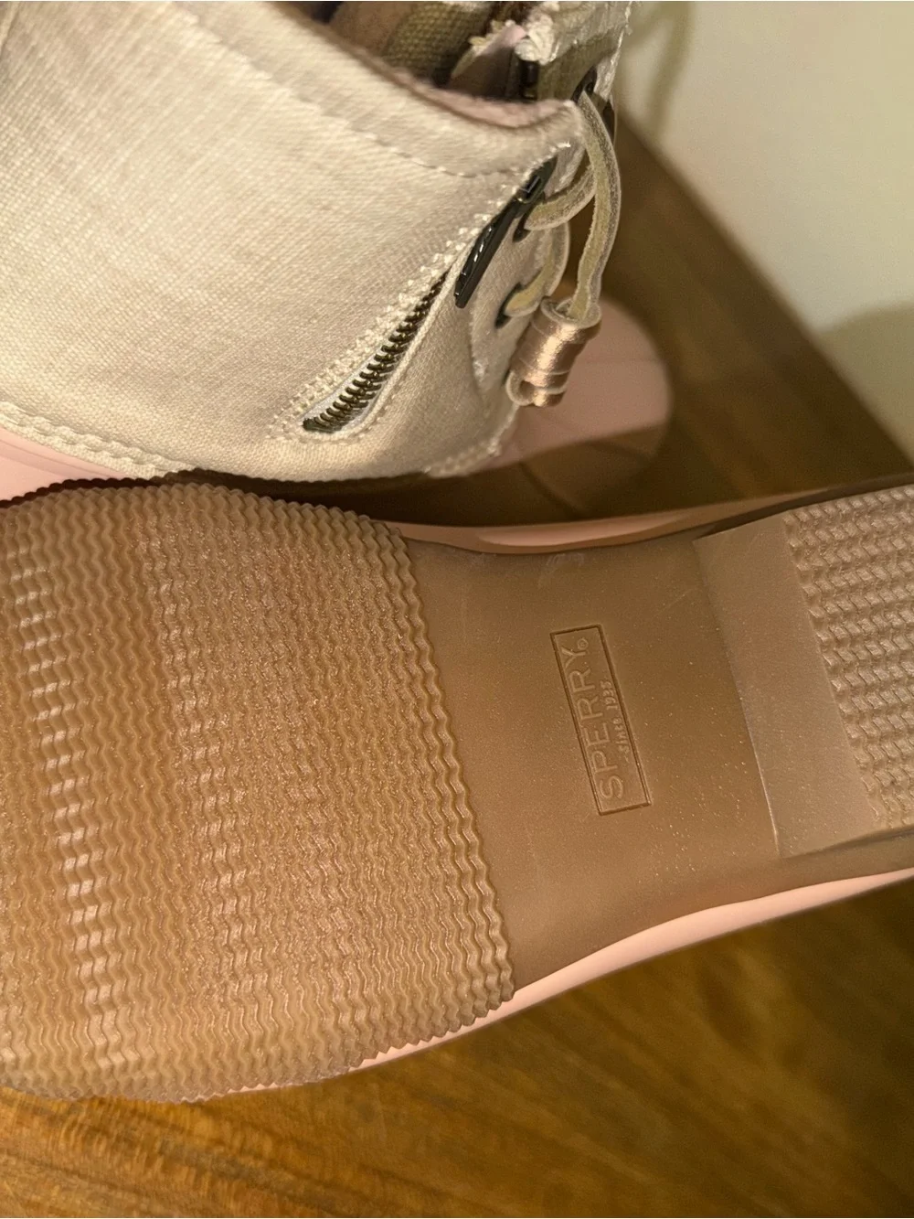 Sperry Women's Blush Pink Duck Boots Ankle Booties